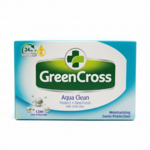 aqua clean soap 125g- green cross
