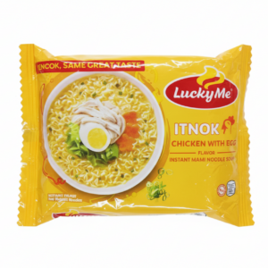itnok chicken with egg instant noodle 55g- lucky me
