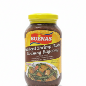 sauteed shrimp paste ginisang bagoong regular 340g- buenas
